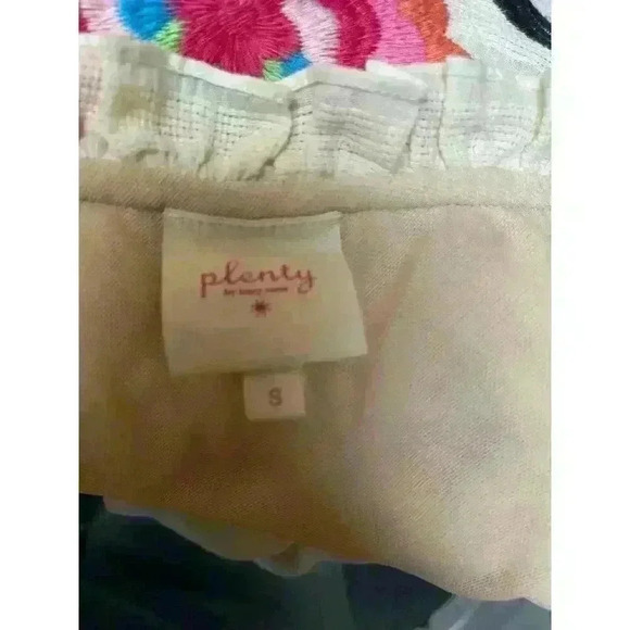 Anthropologie x Plenty by Tracy Reese Embroidered One-Shoulder Maxi Dress sz S - Picture 5 of 5